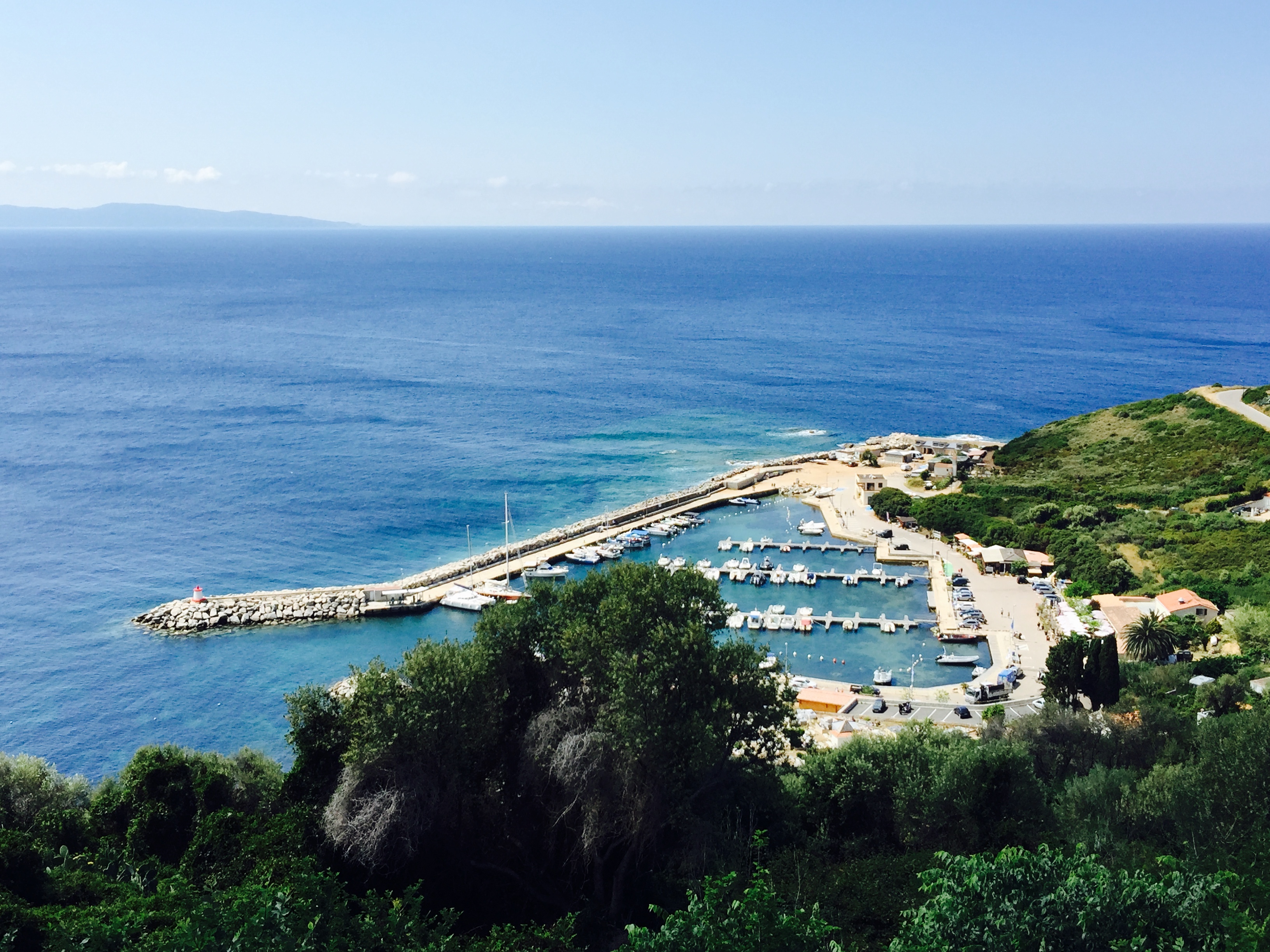 View of the coast near the Cargèse institute