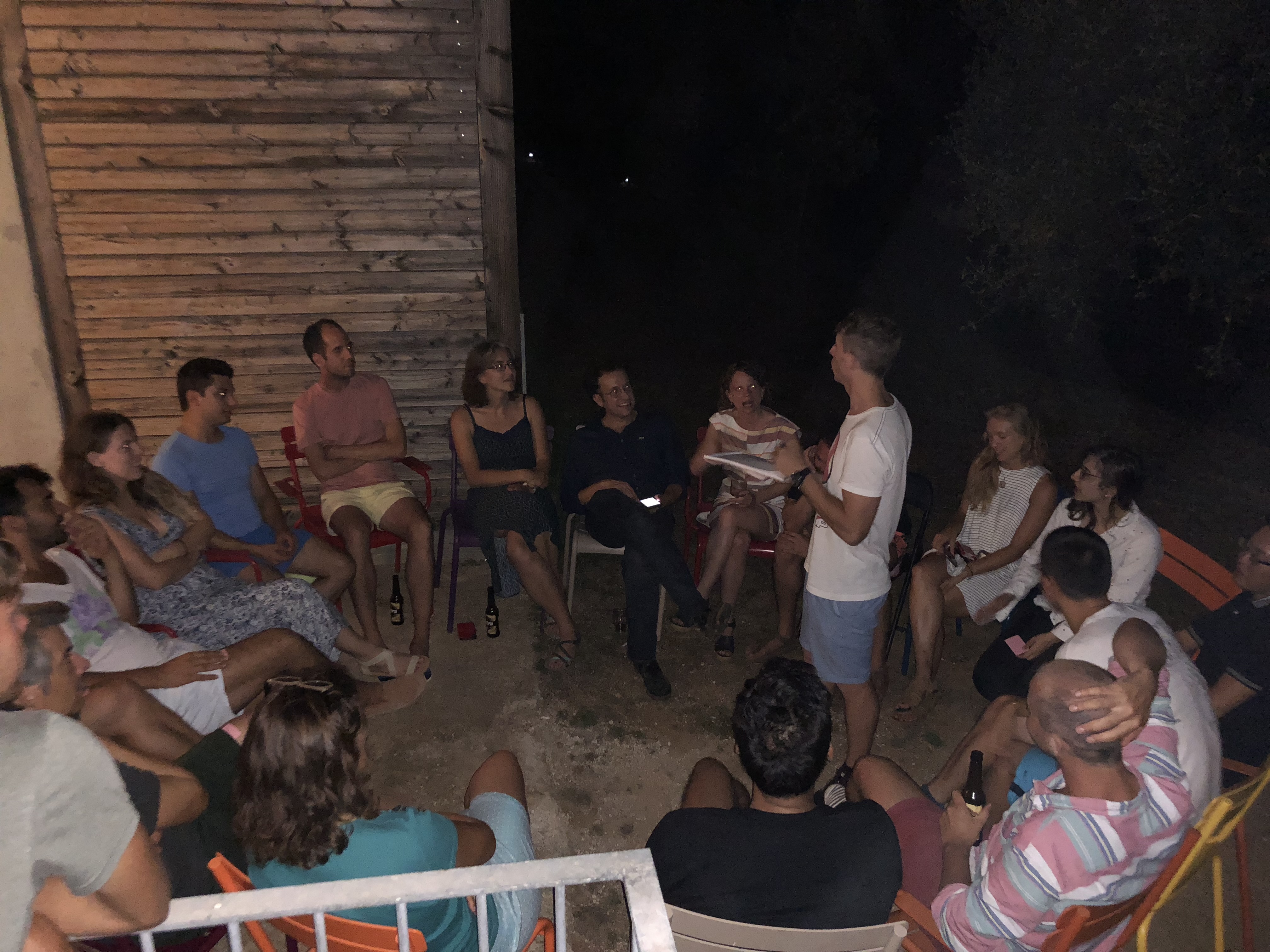 A moment from the 2018 Cargèse school