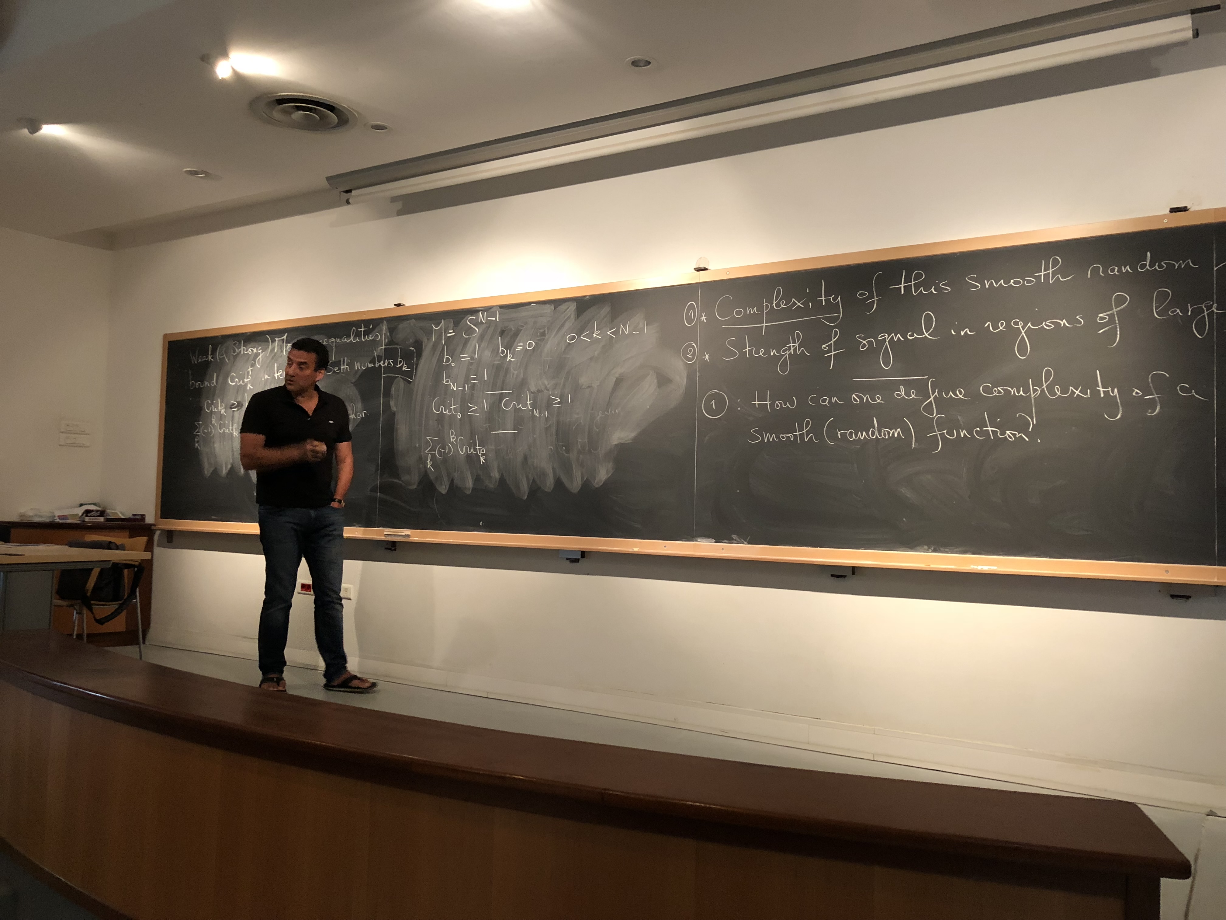 A moment from the 2018 Cargèse school