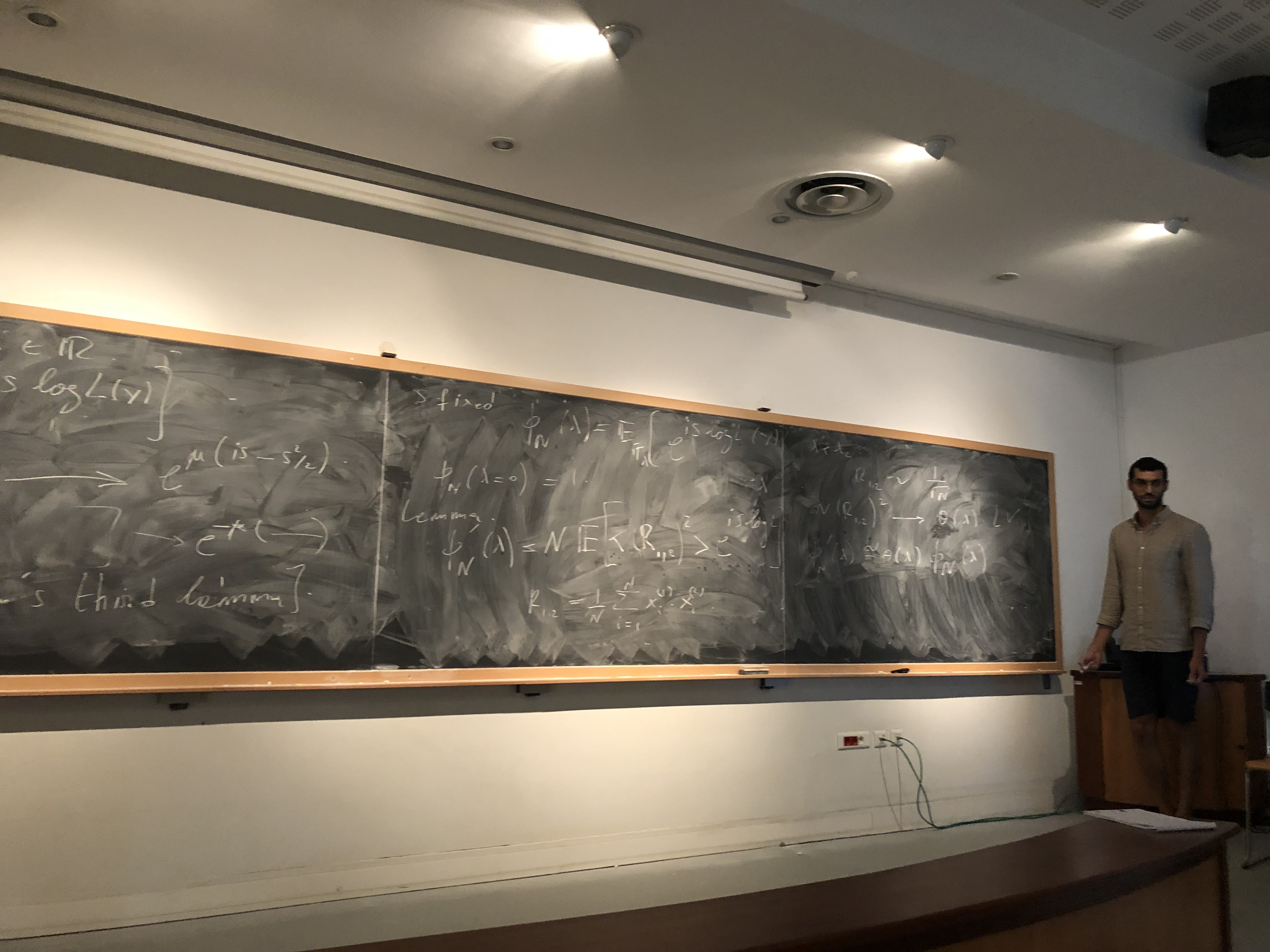 A moment from the 2018 Cargèse school