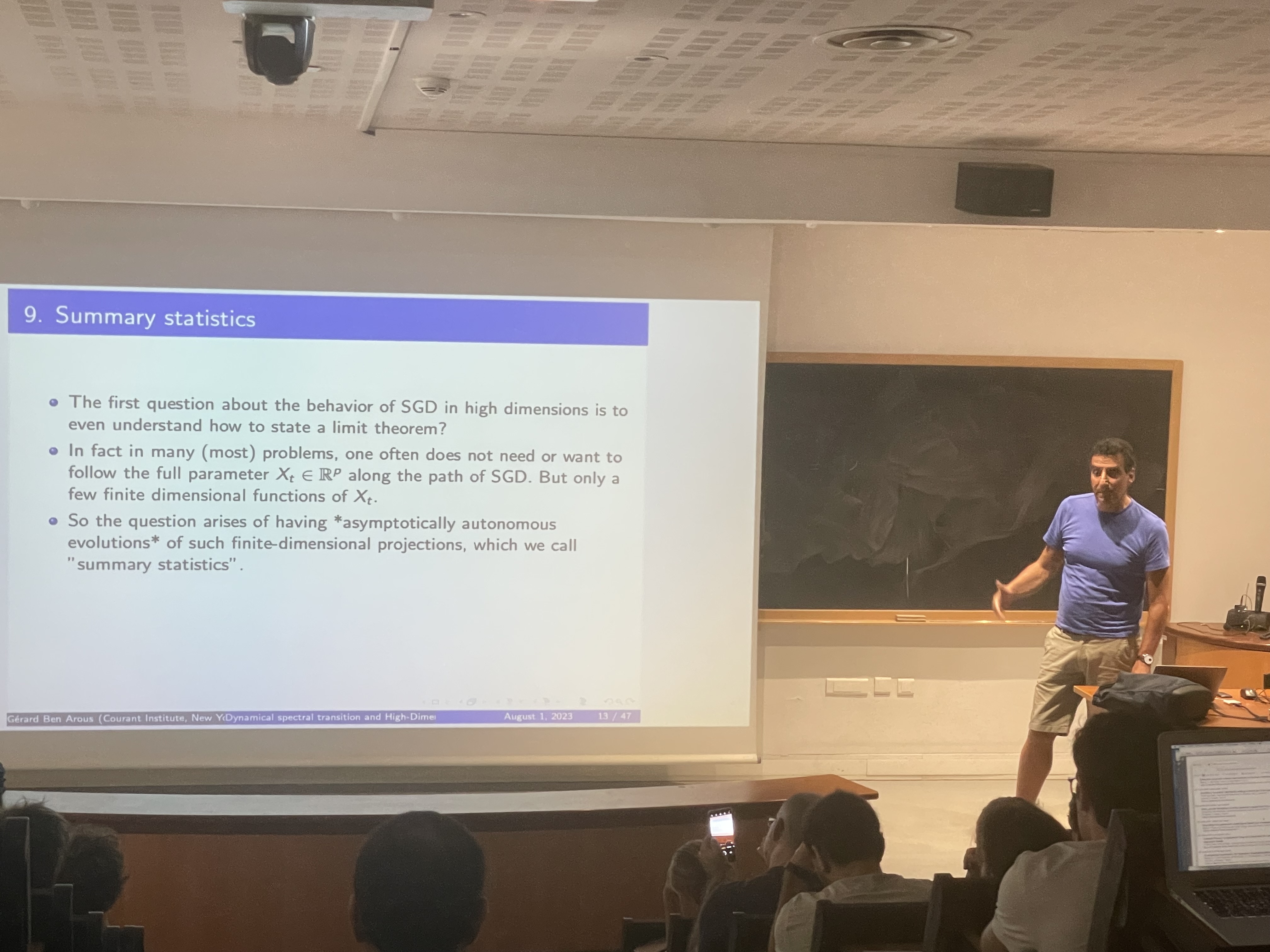 A moment from the 2023 Cargèse school